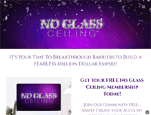 Tablet Screenshot of noglassceiling.com